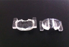 大功率LED路燈專用透鏡，花生米透鏡， led雙角度透鏡 ，led路燈透鏡